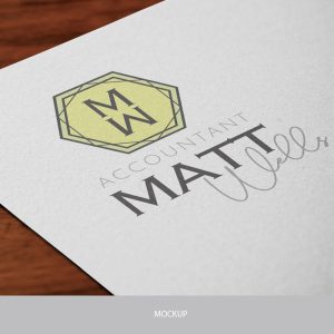 accountant letterhead design