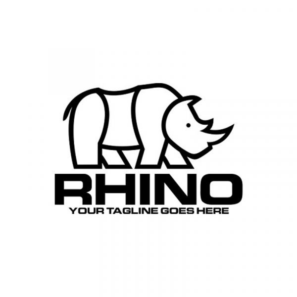 rhino logo template