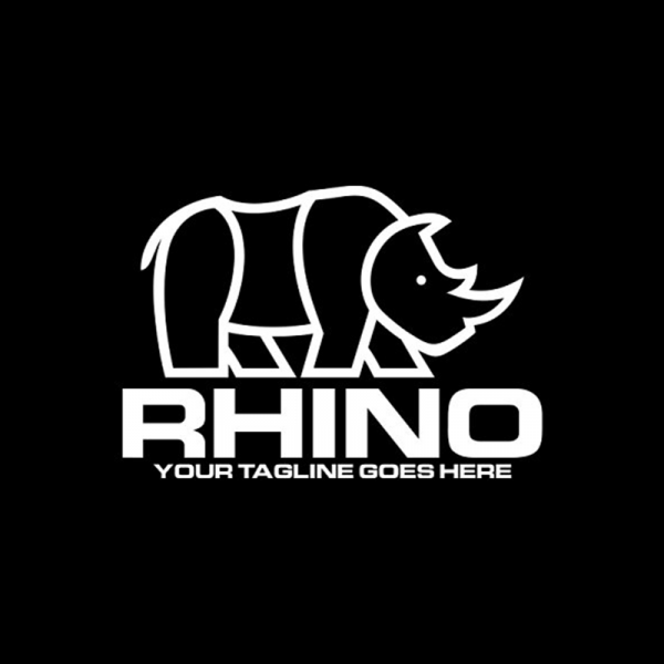 rhino logo template